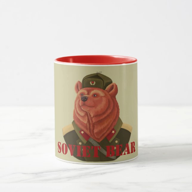 Soviet Bear Mug (Center)