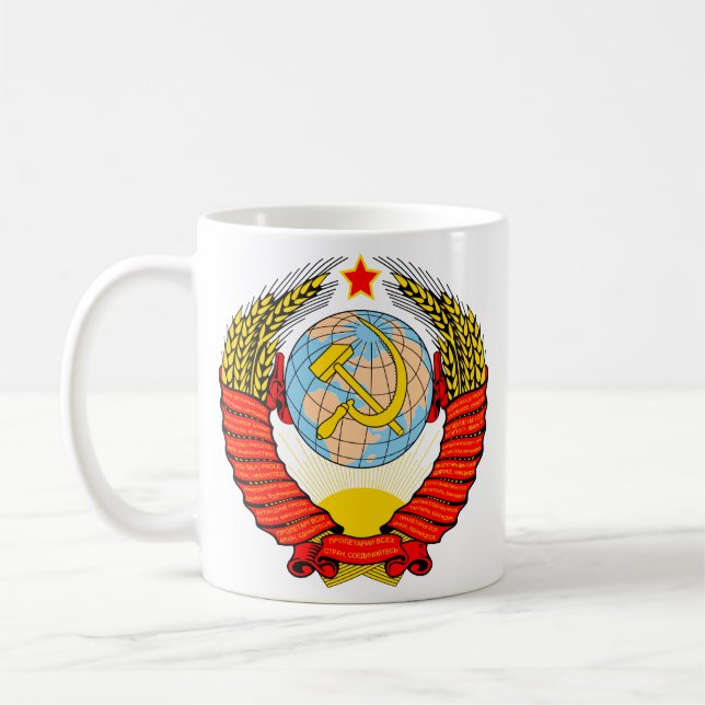 Soviet Emblem Coffee Mug (Left)
