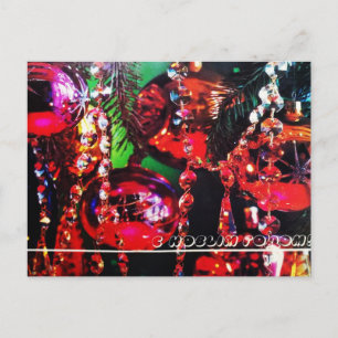 Soviet feast vintage postcard Happy New Year!