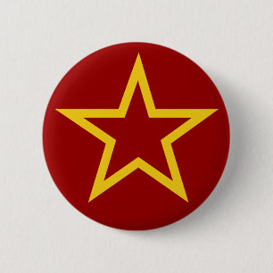 Soviet flag star button