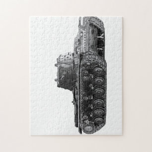 Soviet KV1 tank jigsaw Jigsaw Puzzle