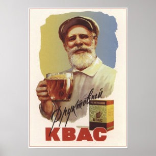 Soviet Kvass Poster