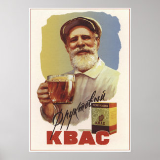 Soviet Kvass Poster