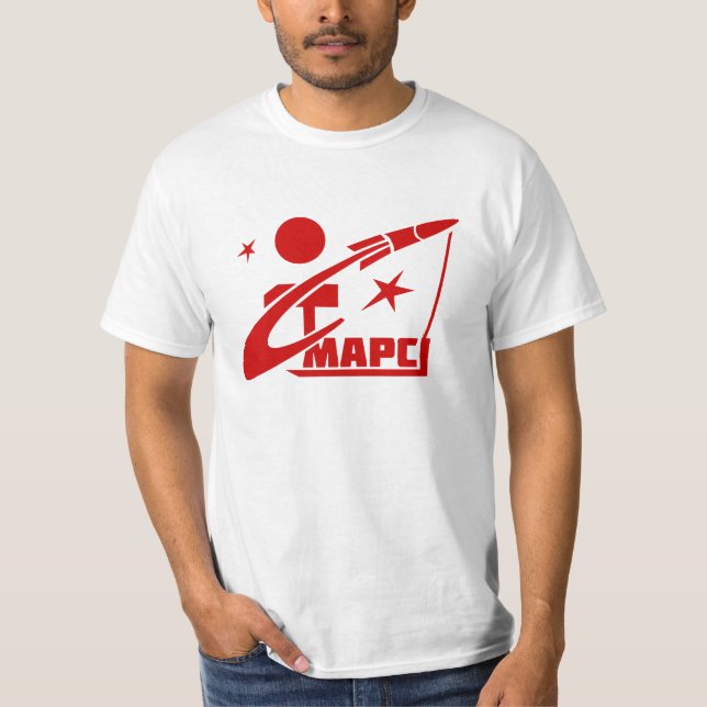 Soviet Mars Space Program T-Shirt (Front)