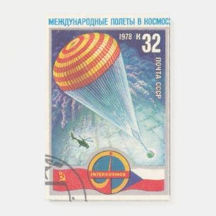 soviet-postage-stamp Interkosmos Post-it Notes