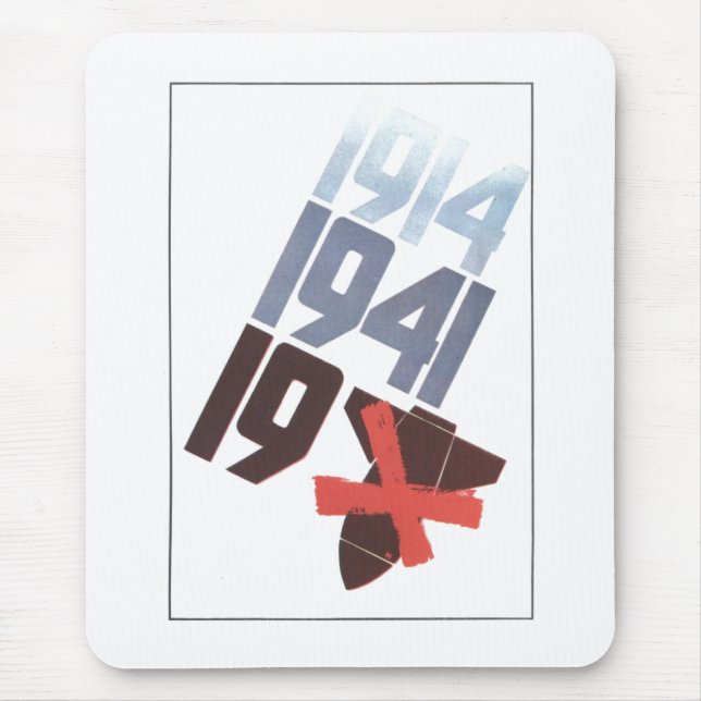 Soviet poster mouse mat (Front)