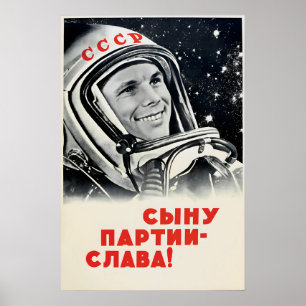 Soviet Propaganda Poster -Long live the son of the