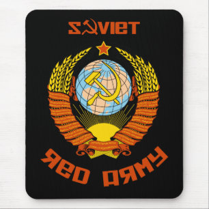 Soviet Red Army Coat of Arms Mouse Mat