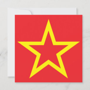Soviet Red Army Flag Invitation