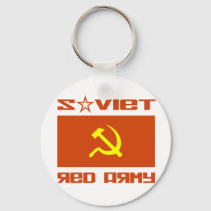 Soviet Red Army Hammer & Sickle Key Ring