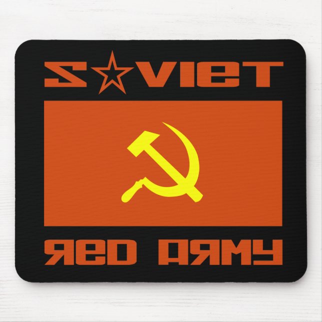 Soviet Red Army Hammer & Sickle Mouse Mat (Front)
