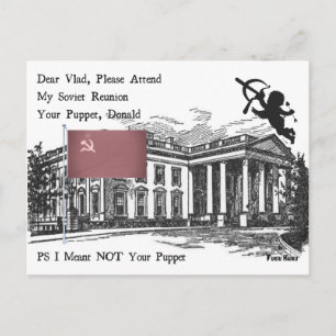 Soviet Reunion Haiku Postcard