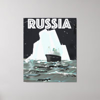 Soviet Russia Arctic Travel Poster