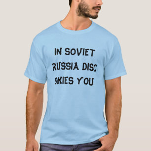 Soviet Russia - Disc Skies You T shirt