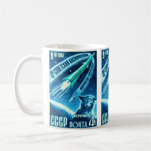 Soviet Space Dog Coffee Mug