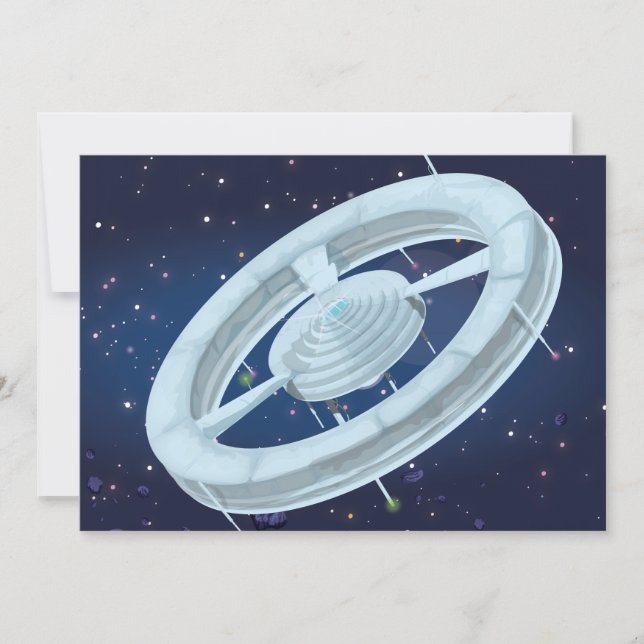 Soviet Space Station Invitation (Front)