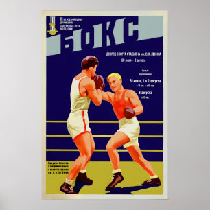 Soviet Sports Poster Boxing International