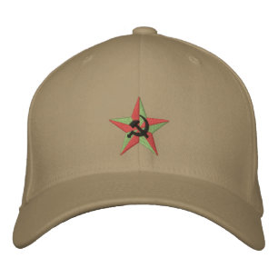 Soviet Star- Hammer and Sickle Embroidered Hat