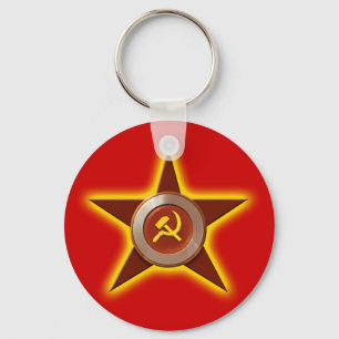 Soviet Star keychain