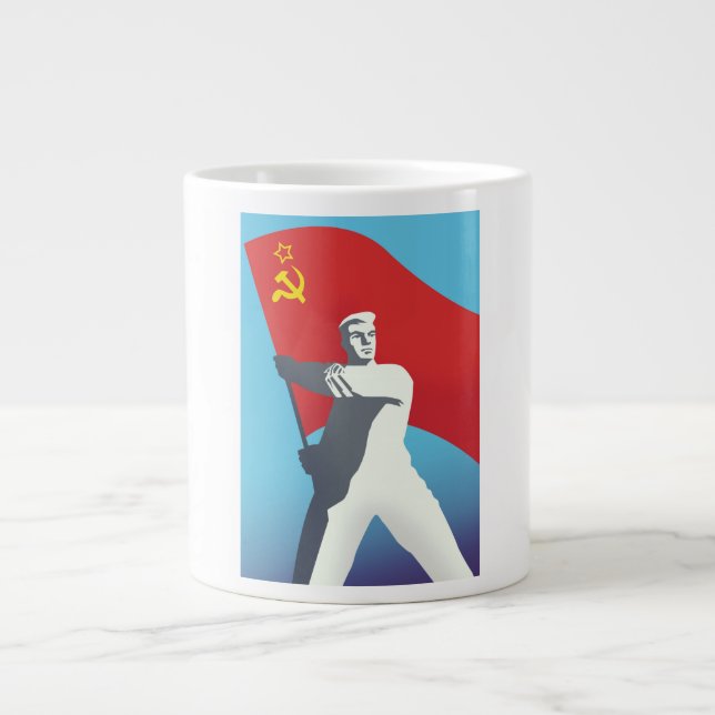 Soviet Travel poster Large Coffee Mug (Front)