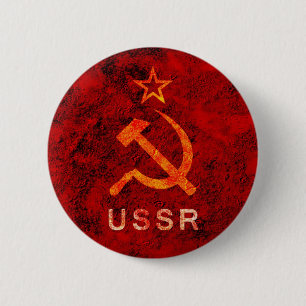 Soviet Union 6 Cm Round Badge