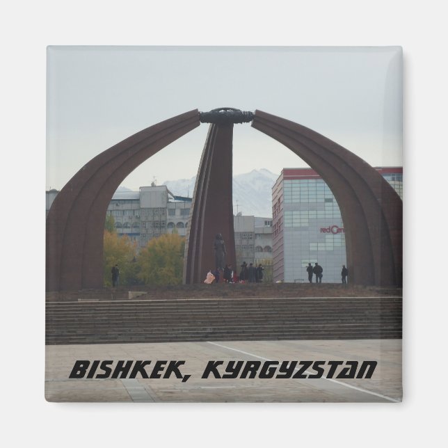 Soviet Union Architecture - Bishkek, Kyrgyzstan Magnet (Front)
