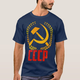 Soviet Union CCCP USSR Communism Hammer Sickle T-Shirt