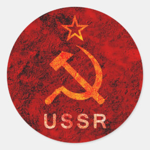 Soviet Union Classic Round Sticker