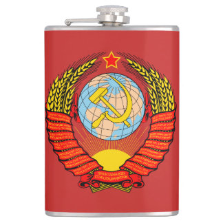 Soviet Union Coat of arms USSR Hip Flask