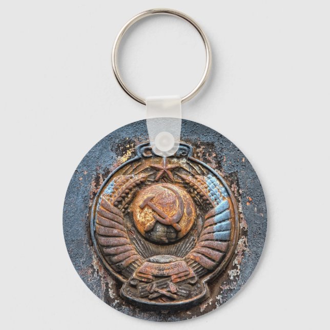 Soviet Union Coat of Arms Wall Key Ring (Front)