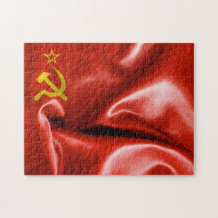 Soviet Union Flag Jigsaw Puzzles
