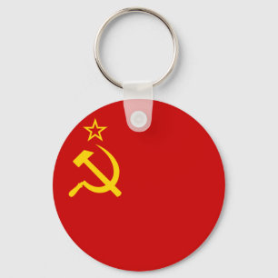 Soviet Union Flag Key Ring