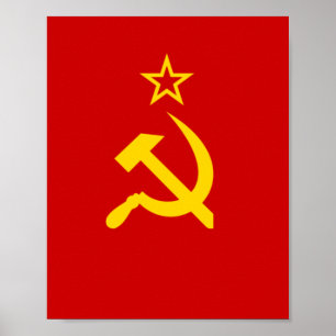 Soviet Union Flag Poster