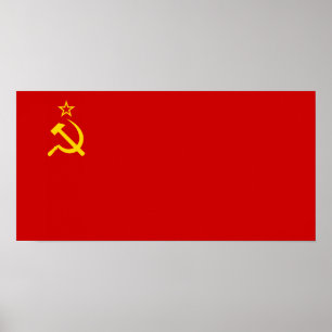 Soviet Union Flag Poster