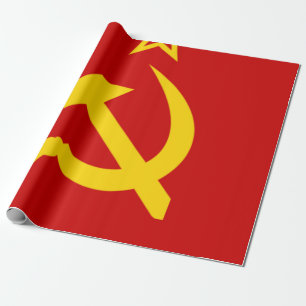 Soviet Union Flag Wrapping Paper