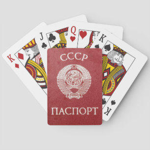 Soviet Union Passport Playing Cards