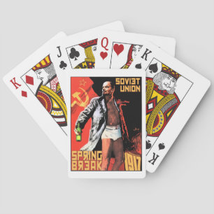 Soviet Union Spring Break 1917 Playing Cards