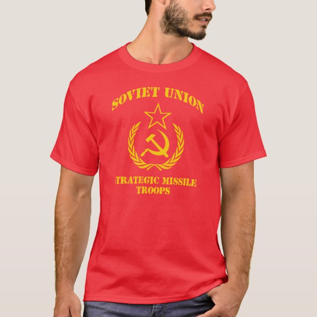 Soviet Union Strategic Missile Troops T-Shirt (Front)