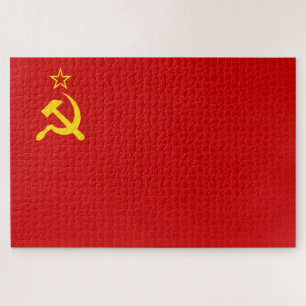 Soviet Union (USSR) (Communist Hammer and Sickle) Jigsaw Puzzle