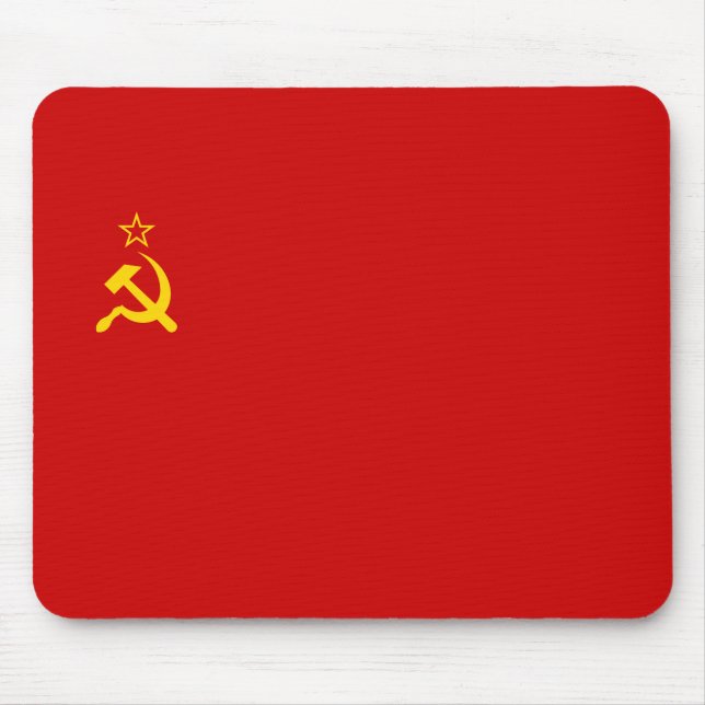 Soviet Union (USSR) (Communist Hammer and Sickle) Mouse Mat (Front)