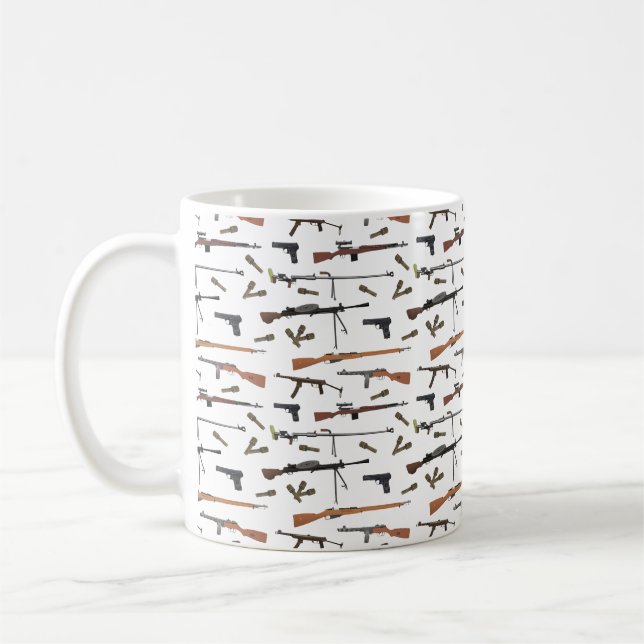 Soviet WW2 Weapons Coffee Mug (Left)