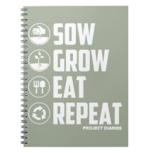 Sow, Grow, Eat, Repeat (White)