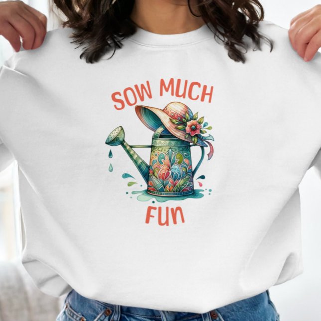 Sow Much Fun White Sweatshirt (Creator Uploaded)