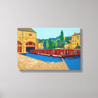Sowerby Bridge Canal Basin Matisse Style Art