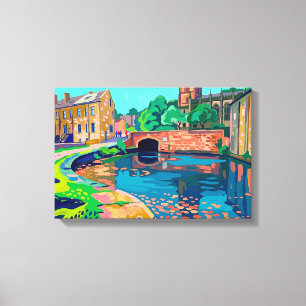 Sowerby Bridge Canal Tuel Lane Tunnel Canvas Print