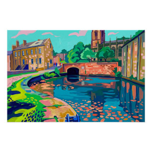 Sowerby Bridge Canal Tuel Lane Tunnel Poster