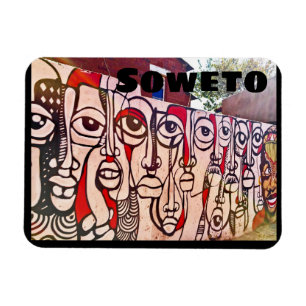 Soweto Art South Africa Magnet
