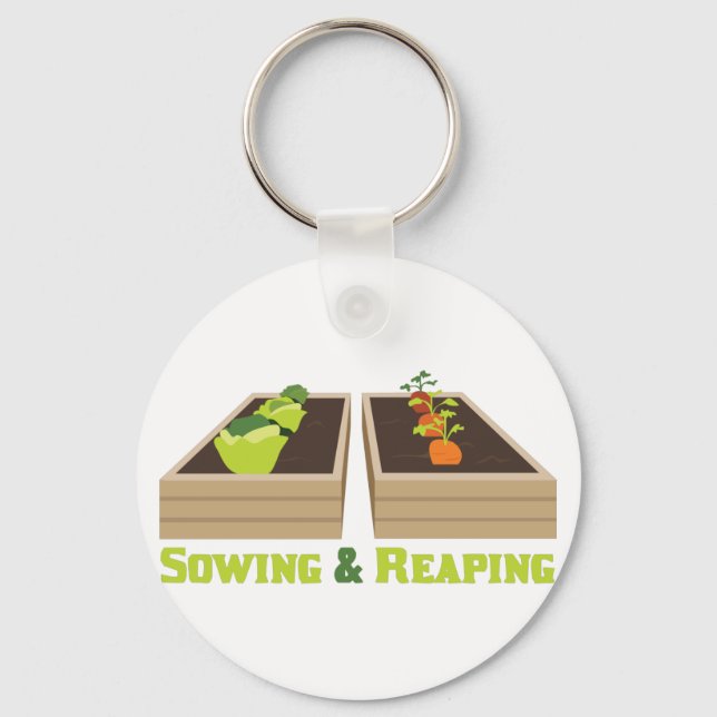 Sowing & Reaping Key Ring (Front)