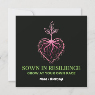  Sown in Resilience Nature Heart Sprout Mindful Invitation