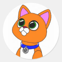 Sox The Cat Sticker